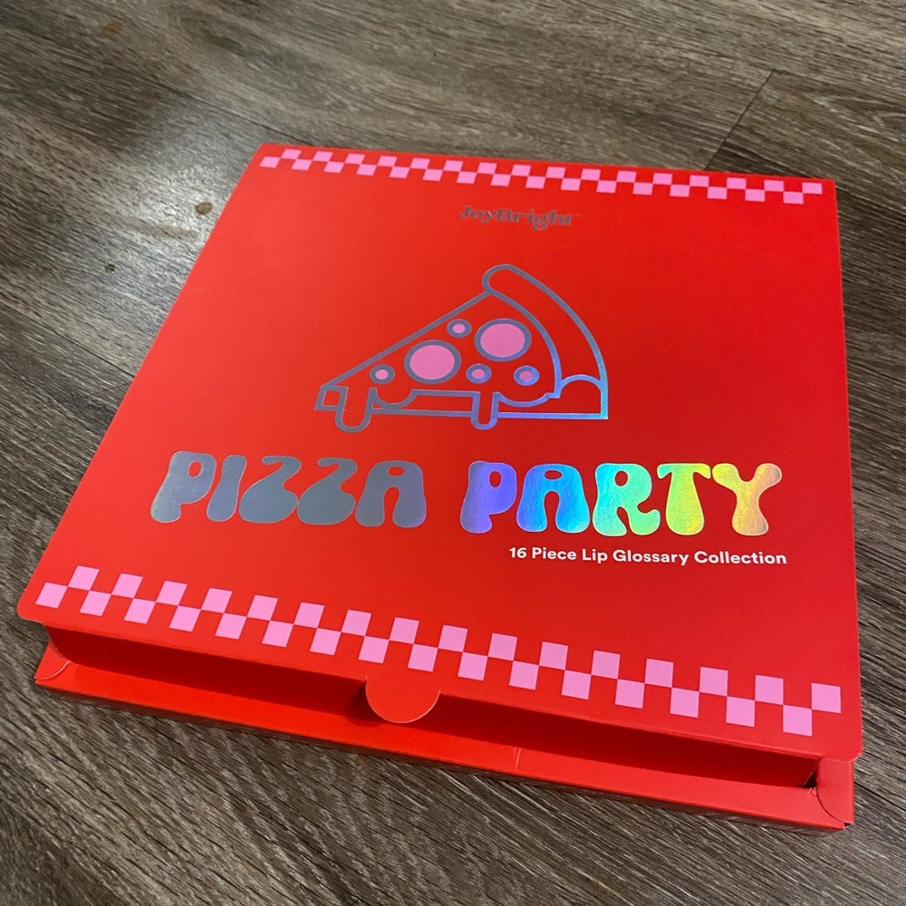 Pizza Party Lip Gloss Set - Red